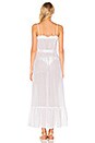 view 3 of 4 Button Down Ruffle Slip Dress in White Eyelet