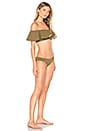 view 2 of 3 Mira Flounce Bikini Set in Army Bonded