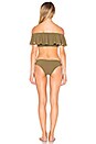 view 3 of 3 Mira Flounce Bikini Set in Army Bonded