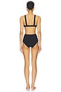 view 3 of 3 Magdalena High Waist Bikini Set in Black