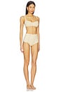 view 2 of 4 CONJUNTO DE BIKINI DE CINTURA ALTA ESTILO BALCONETTE BALCONETTE HIGH WAIST BIKINI SET in Natural