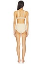 view 3 of 4 CONJUNTO DE BIKINI DE CINTURA ALTA ESTILO BALCONETTE BALCONETTE HIGH WAIST BIKINI SET in Natural