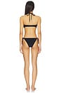 view 3 of 4 Bandeau String Bikini Set in Black