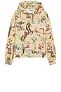 view 1 of 4 Jesse All Over Print Hoodie in Tan