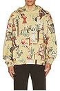 view 4 of 4 Jesse All Over Print Hoodie in Tan