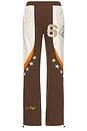 view 2 of 6 Star Sweatpant in White & Brown