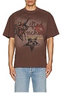 view 4 of 4 Circus T-Shirt in Washed Brown