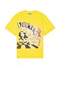 view 1 of 3 Lines T-Shirt in Washed Mustard