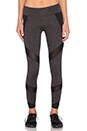 view 1 of 4 Mesh & Color Block Legging in Grey