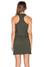 view 3 of 4 V Neck Racerback Dress in Army