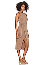 view 2 of 3 Side Tie Dress in Cafe