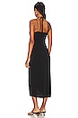 view 3 of 3 Ruched High Low Tank Dress in Black