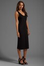 view 3 of 5 Cutout Racerback Dress in Black