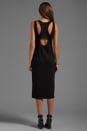 view 4 of 5 Cutout Racerback Dress in Black
