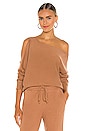 view 1 of 4 Porter One Shoulder Pullover in Camel