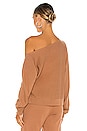 view 3 of 4 Porter One Shoulder Pullover in Camel