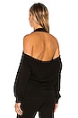 view 3 of 4 Halter Pullover in Black