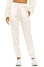 view 1 of 4 Satin Joggers in Pearl