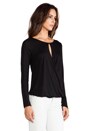 view 2 of 4 Crossover Long Sleeve in Black