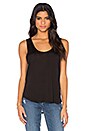 view 2 of 4 Cutout Back Tank in Black