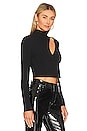 view 2 of 4 Cutout Turtleneck in Black