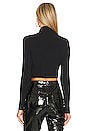 view 3 of 4 Cutout Turtleneck in Black