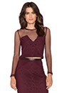 view 1 of 4 Sophie Top in Burgundy
