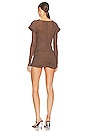 view 3 of 3 Long Sleeve Dress with Boning in Ash