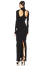 view 3 of 3 Cutout Turtleneck Gown in Black