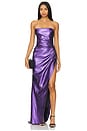 view 1 of 3 Strapless Gown in Grape