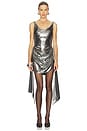 view 2 of 5 Mini Dress in Silver