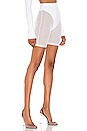 view 2 of 4 X REVOLVE Mesh Biker Short in White & Nude