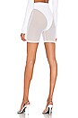 view 3 of 4 X REVOLVE Mesh Biker Short in White & Nude