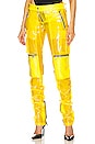 view 1 of 5 Moto Pant in Florescent Yellow