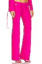 view 2 of 4 Low Rise Utility Trouser in Fuchsia