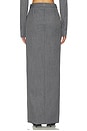 view 4 of 6 Maxi Skirt With Slit in Grey