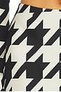 view 6 of 6 Low Rise Mini Skirt in Black & White