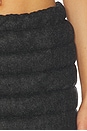 view 6 of 6 Low Rise Mini Skirt in Grey