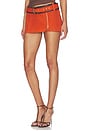 view 3 of 6 FALDA BELTED MINI in Burnt Orange