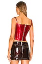 view 3 of 4 Corset Bustier in Crimson