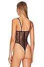 view 4 of 5 Bodysuit with Exposed Boning in Black