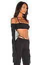 view 2 of 4 X REVOLVE Off The Shoulder Crop Top in Black