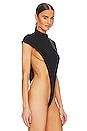 view 3 of 5 Triangular Bodysuit in Black