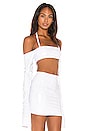 view 2 of 4 X REVOLVE Off The Shoulder Crop Top in White