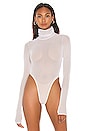 view 3 of 7 X REVOLVE Mesh Bodysuit in Nude