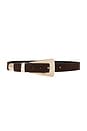 view 1 of 3 x REVOLVE Buckle Belt in Brown & Gold