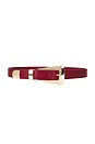 view 1 of 3 Brooklyn Belt in Burgundy & Gold