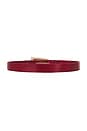 view 2 of 3 Brooklyn Belt in Burgundy & Gold