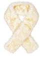view 2 of 3 Haris Faux Fur Scarf in Ivory