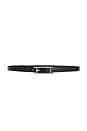view 3 of 4 Skinny Belt in Black/black Patent